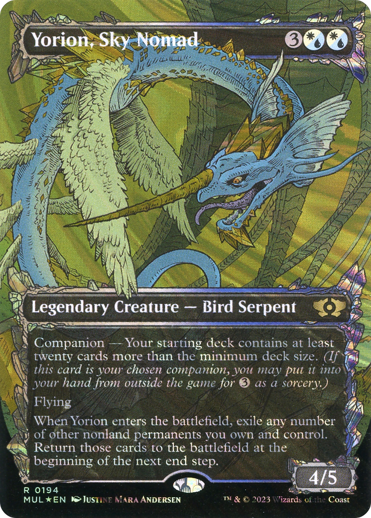 Yorion, Sky Nomad (Halo Foil) [Multiverse Legends] | Exor Games Truro