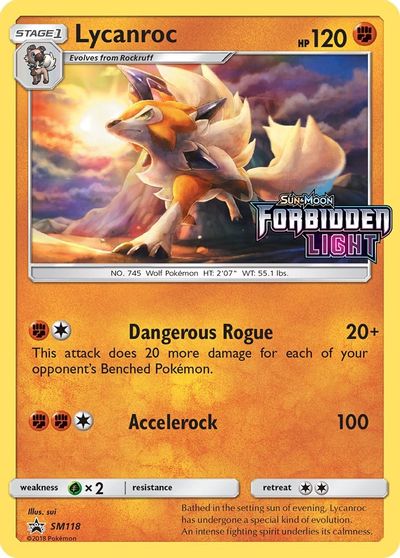 Lycanroc (SM118) (Prerelease Promo) [Sun & Moon: Black Star Promos] | Exor Games Truro