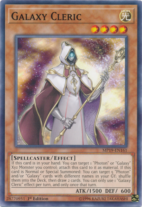 Galaxy Cleric [MP19-EN161] Common | Exor Games Truro