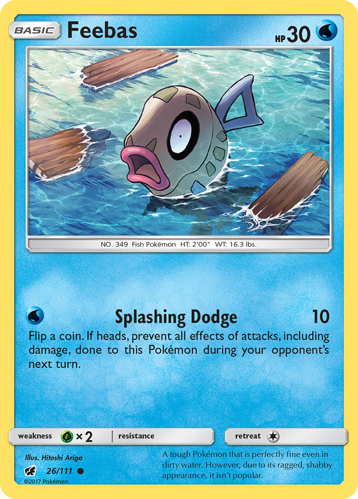 Feebas (26/111) [Sun & Moon: Crimson Invasion] | Exor Games Truro