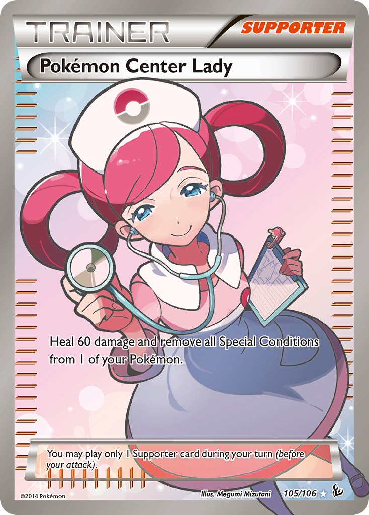 Pokemon Center Lady (105/106) [XY: Flashfire] | Exor Games Truro