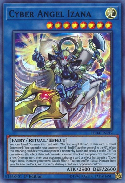 Cyber Angel Izana [LED4-EN012] Super Rare | Exor Games Truro