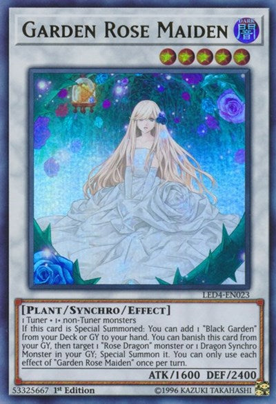 Garden Rose Maiden [LED4-EN023] Ultra Rare | Exor Games Truro