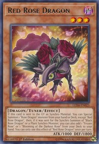 Red Rose Dragon [LED4-EN025] Rare | Exor Games Truro