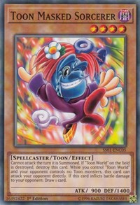 Toon Masked Sorcerer [SS01-ENC05] Common | Exor Games Truro