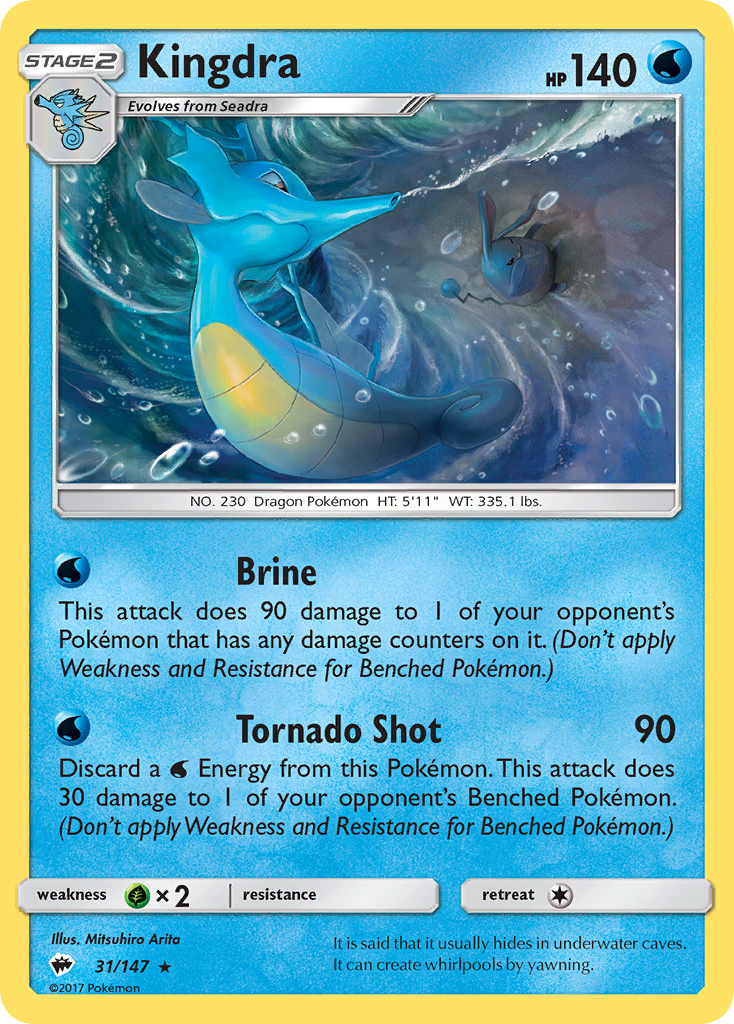 Kingdra (31/147) [Sun & Moon: Burning Shadows] | Exor Games Truro