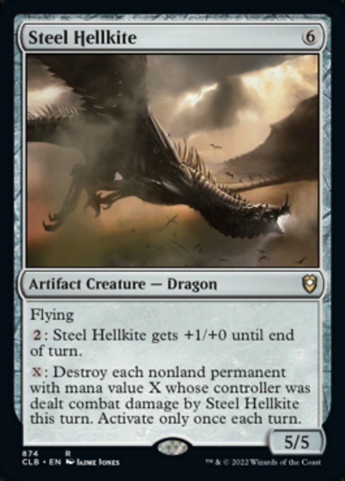 Steel Hellkite [Commander Legends: Battle for Baldur's Gate] | Exor Games Truro