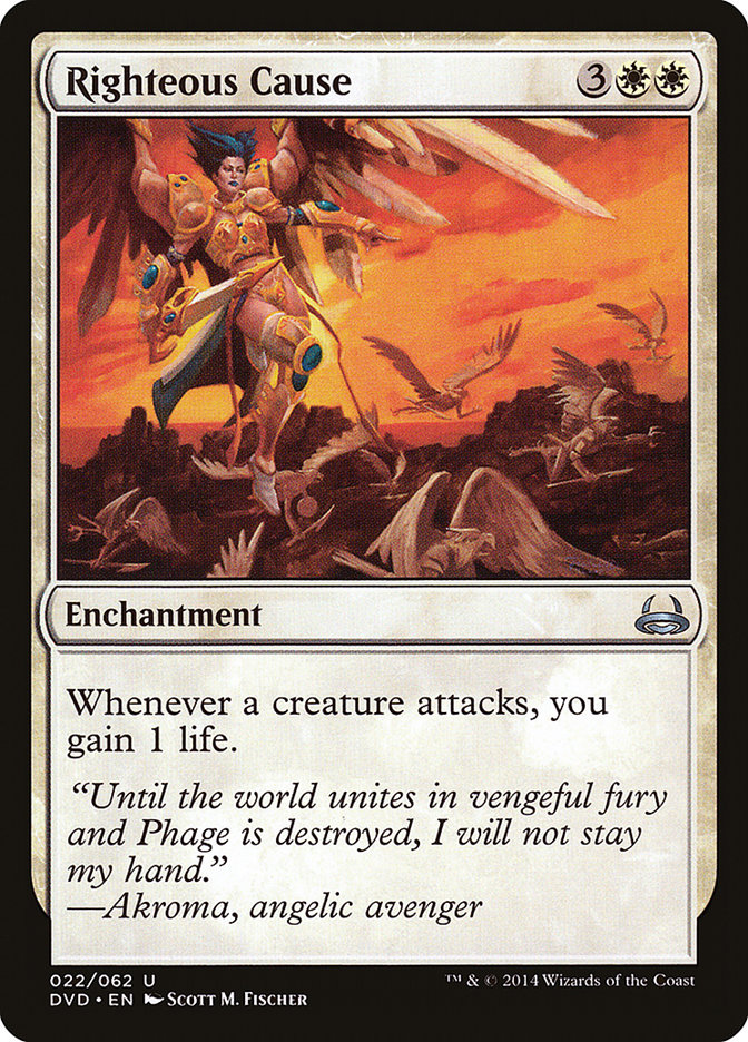 Righteous Cause (Divine vs. Demonic) [Duel Decks Anthology] | Exor Games Truro
