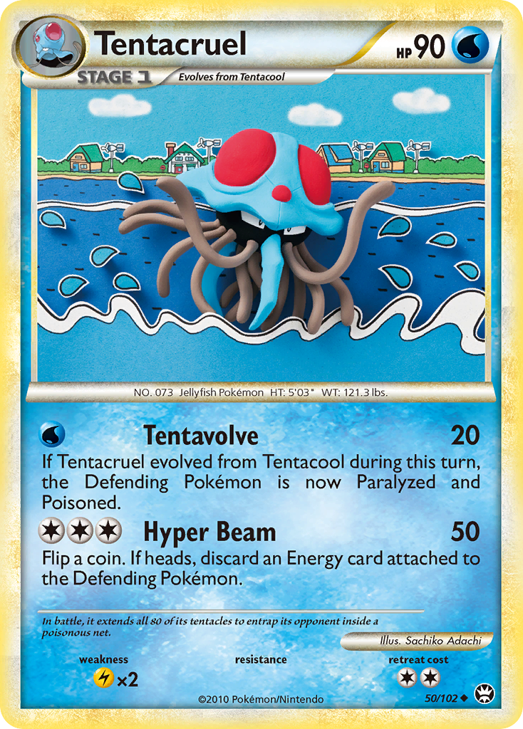 Tentacruel (50/102) [HeartGold & SoulSilver: Triumphant] | Exor Games Truro