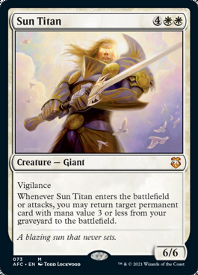 Sun Titan [Dungeons & Dragons: Adventures in the Forgotten Realms Commander] | Exor Games Truro