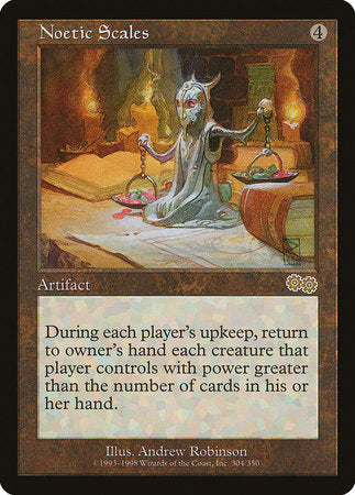 Noetic Scales [Urza's Saga] | Exor Games Truro