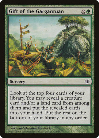 Gift of the Gargantuan [Shards of Alara] | Exor Games Truro