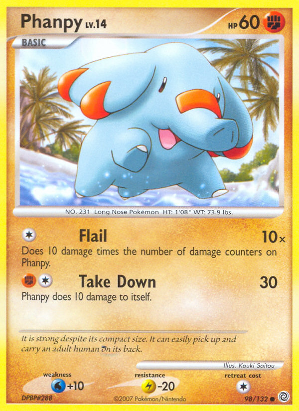 Phanpy (98/132) [Diamond & Pearl: Secret Wonders] | Exor Games Truro