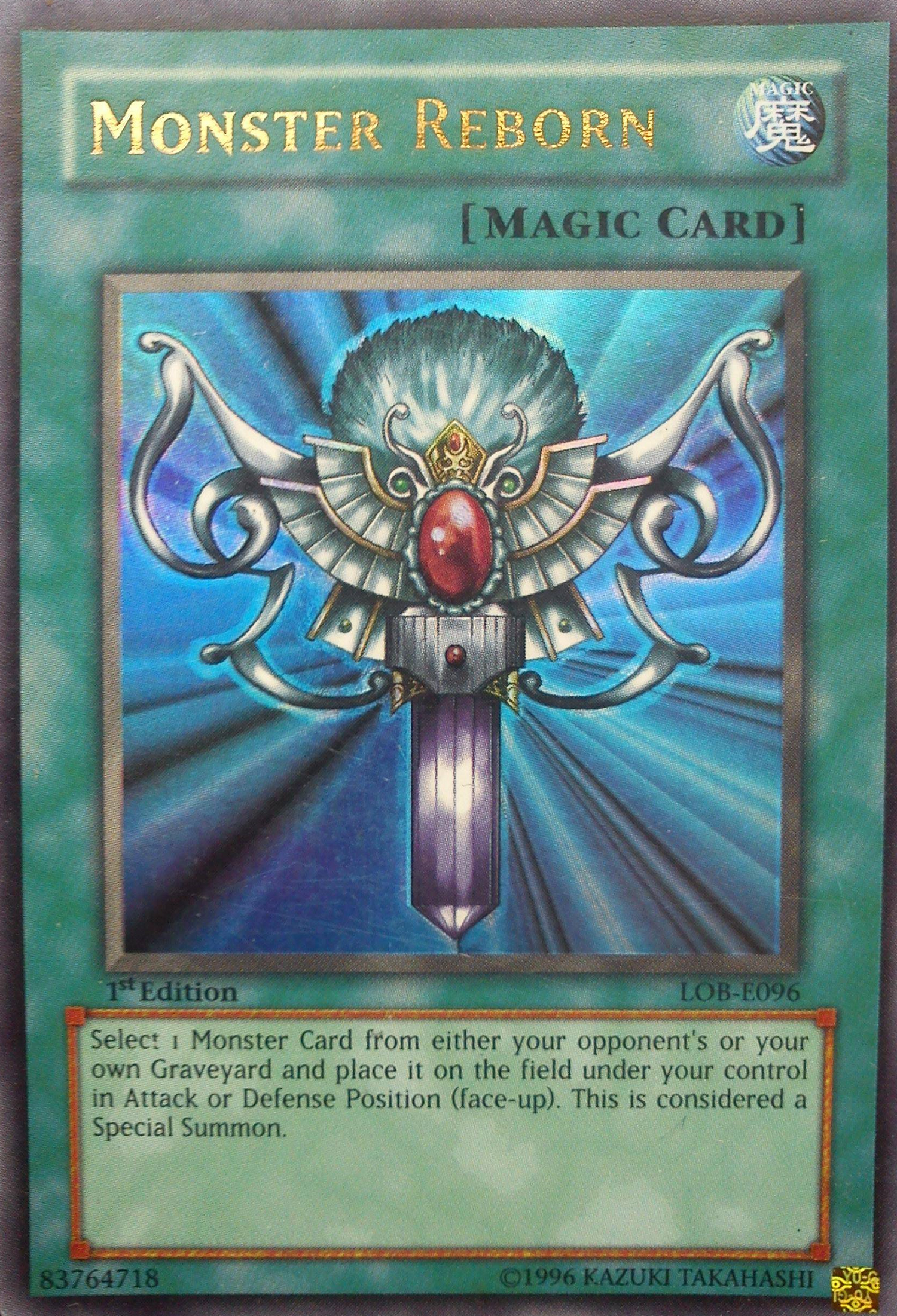 Monster Reborn [LOB-E096] Ultra Rare | Exor Games Truro
