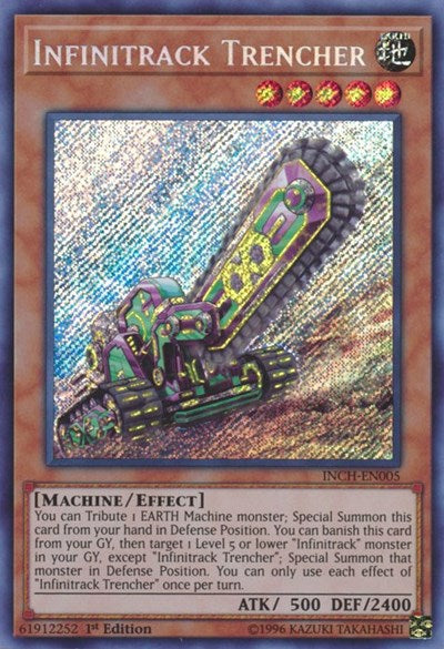 Infinitrack Trencher [INCH-EN005] Secret Rare | Exor Games Truro