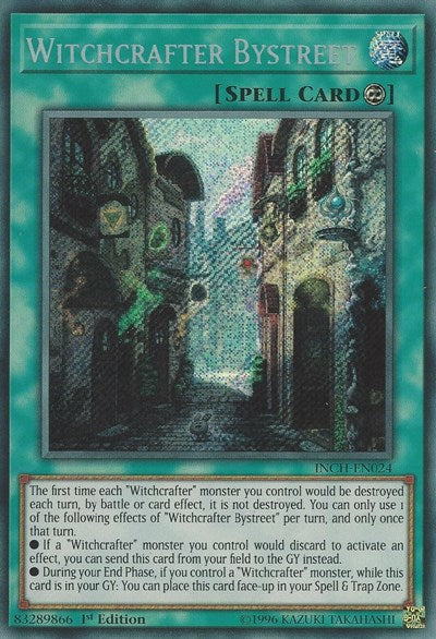 Witchcrafter Bystreet [INCH-EN024] Secret Rare | Exor Games Truro