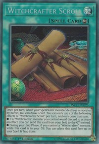 Witchcrafter Scroll [INCH-EN025] Secret Rare | Exor Games Truro