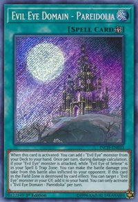 Evil Eye Domain - Pareidolia [INCH-EN033] Secret Rare | Exor Games Truro