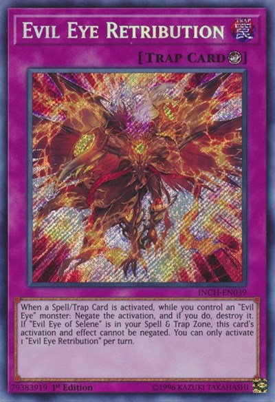 Evil Eye Retribution [INCH-EN039] Secret Rare | Exor Games Truro