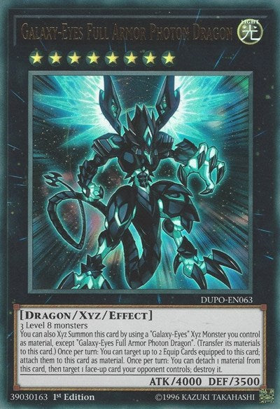 Galaxy-Eyes Full Armor Photon Dragon [DUPO-EN063] Ultra Rare | Exor Games Truro