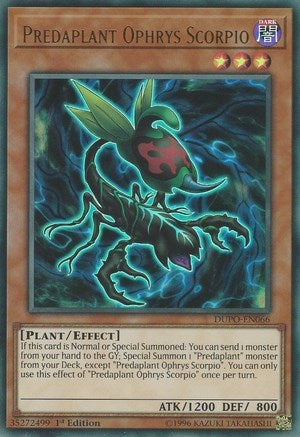 Predaplant Ophrys Scorpio [DUPO-EN066] Ultra Rare | Exor Games Truro