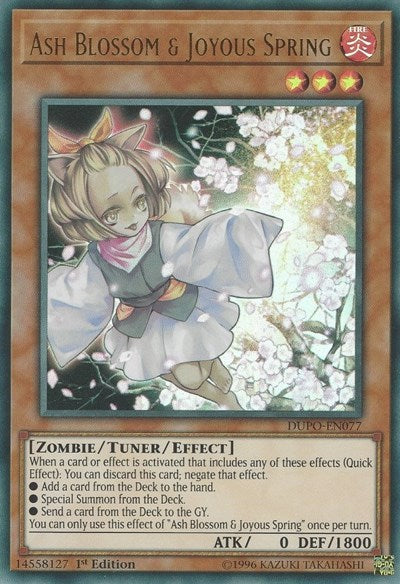 Ash Blossom & Joyous Spring [DUPO-EN077] Ultra Rare | Exor Games Truro