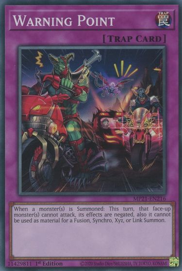 Warning Point [MP21-EN216] Super Rare | Exor Games Truro