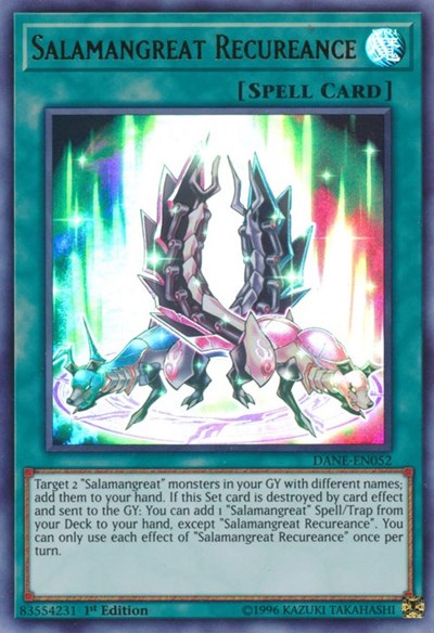 Salamangreat Recureance [DANE-EN052] Ultra Rare | Exor Games Truro