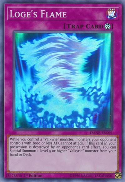 Loge's Flame [DANE-EN091] Super Rare | Exor Games Truro