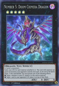Number 5: Doom Chimera Dragon [DANE-EN092] Super Rare | Exor Games Truro