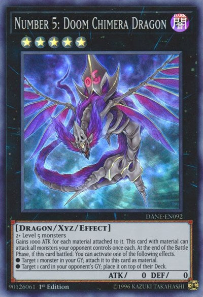 Number 5: Doom Chimera Dragon [DANE-EN092] Super Rare | Exor Games Truro