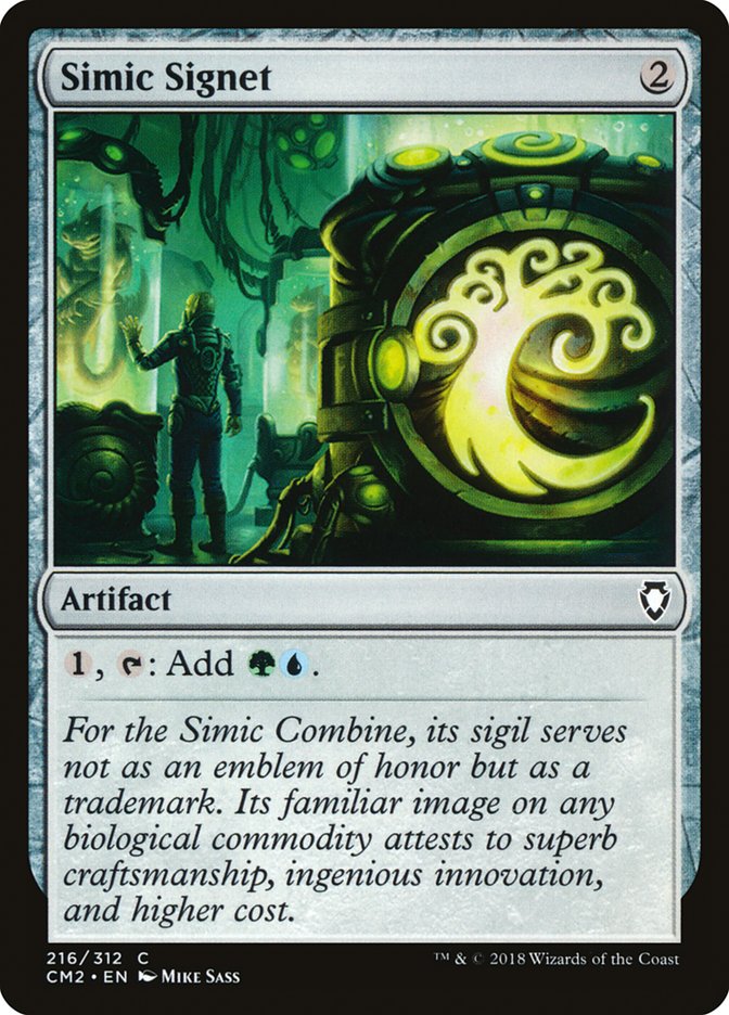 Simic Signet (216/312) [Commander Anthology Volume II] | Exor Games Truro