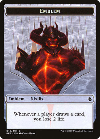 Emblem - Ob Nixilis Reignited [Battle for Zendikar Tokens] | Exor Games Truro