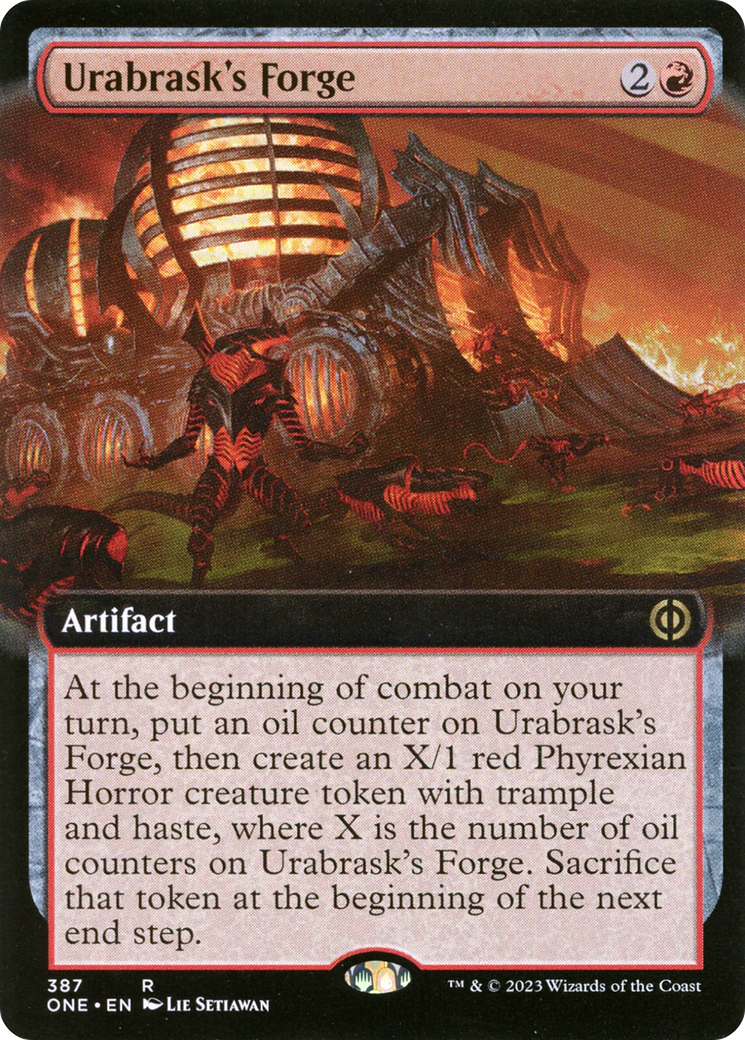 Urabrask's Forge (Extended Art) [Phyrexia: All Will Be One] | Exor Games Truro