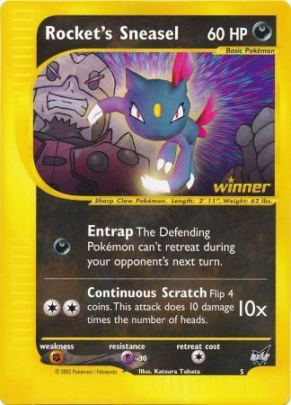 Rocket's Sneasel (5) (Jumbo Card) [Best of Promos] | Exor Games Truro