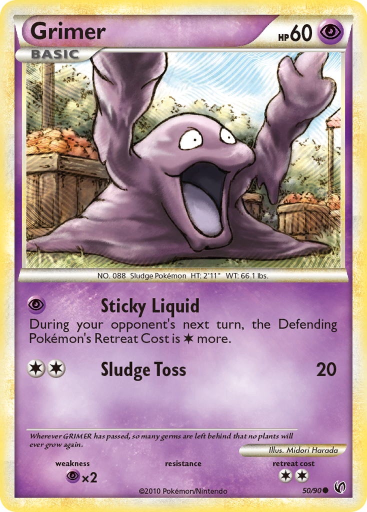 Grimer (50/90) [HeartGold & SoulSilver: Undaunted] | Exor Games Truro