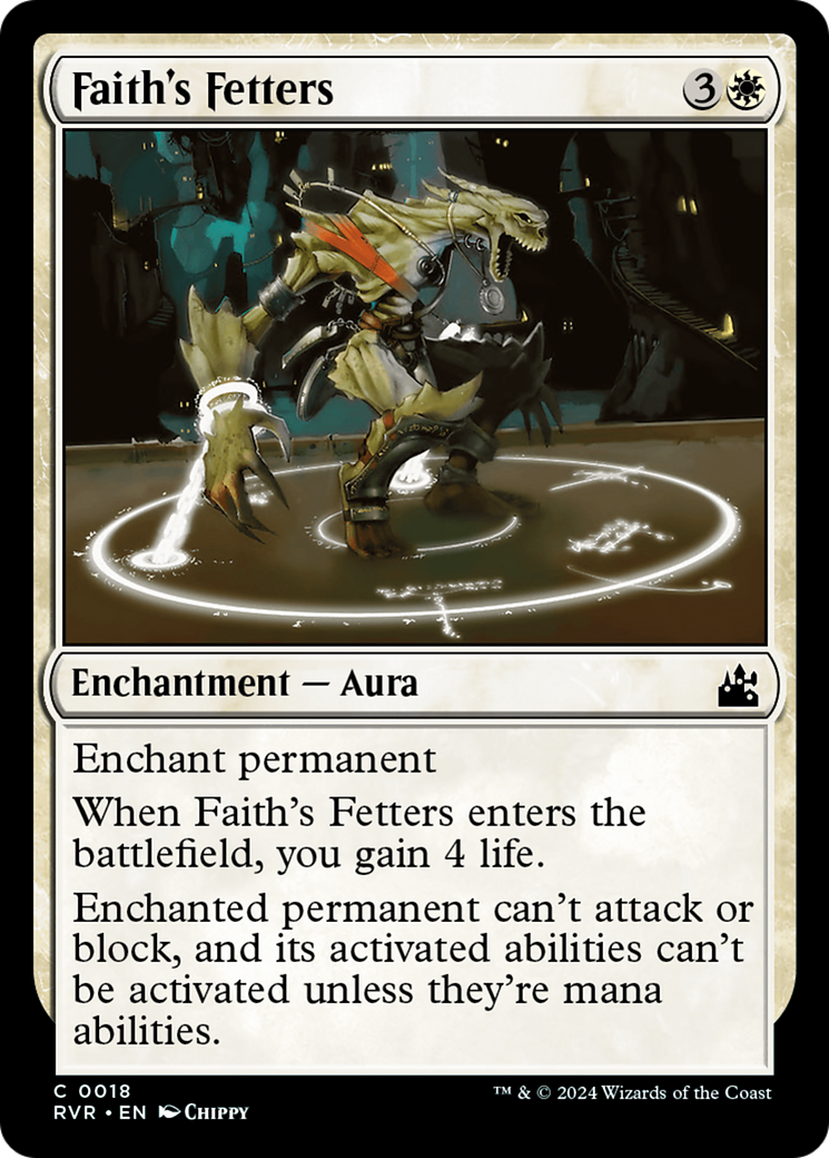 Faith's Fetters [Ravnica Remastered] | Exor Games Truro