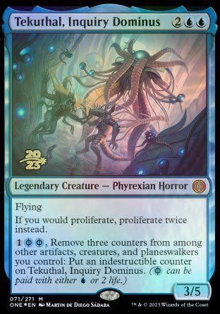 Tekuthal, Inquiry Dominus [Phyrexia: All Will Be One Prerelease Promos] | Exor Games Truro
