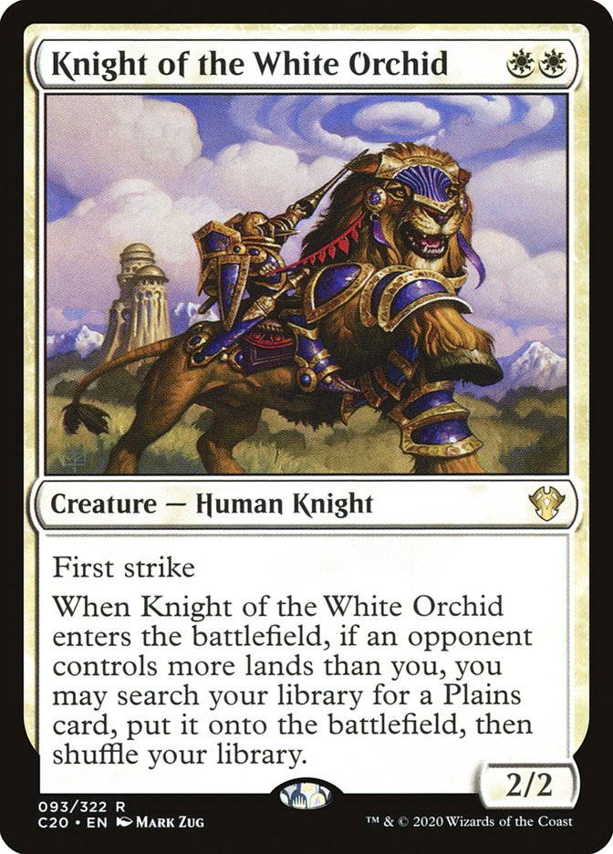 Knight of the White Orchid [Commander 2020] | Exor Games Truro