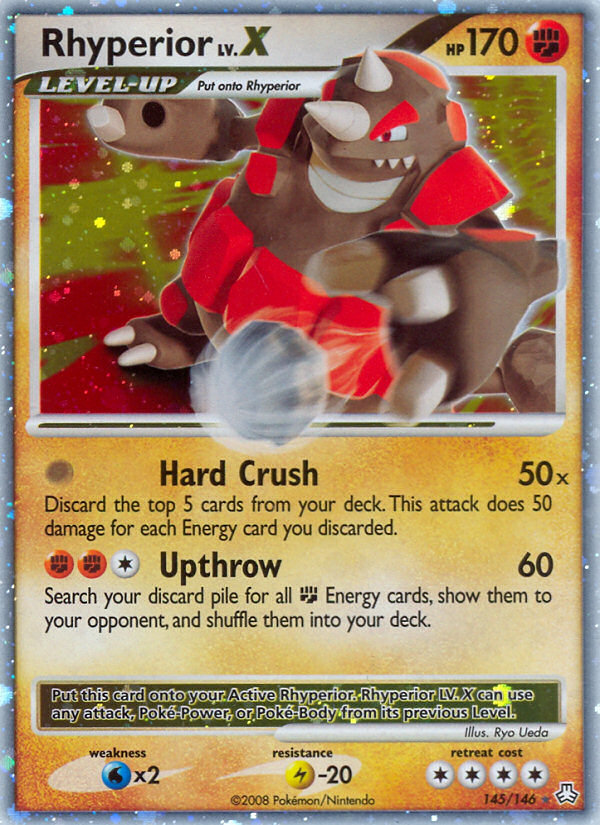 Rhyperior LV.X (145/146) [Diamond & Pearl: Legends Awakened] | Exor Games Truro