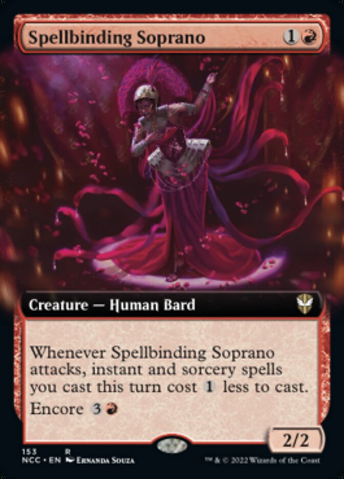 Spellbinding Soprano (Extended Art) [Streets of New Capenna Commander] | Exor Games Truro