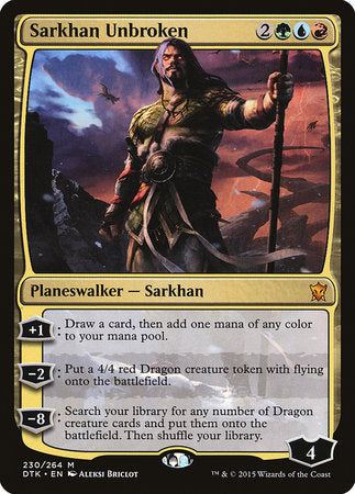 Sarkhan Unbroken [Dragons of Tarkir] | Exor Games Truro