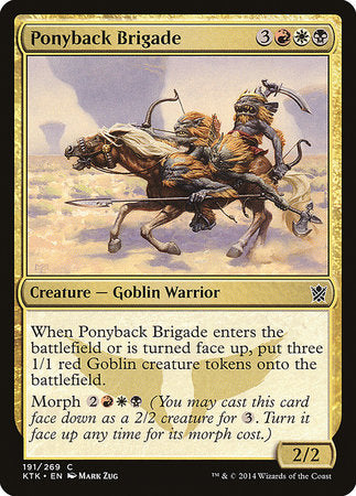 Ponyback Brigade [Khans of Tarkir] | Exor Games Truro
