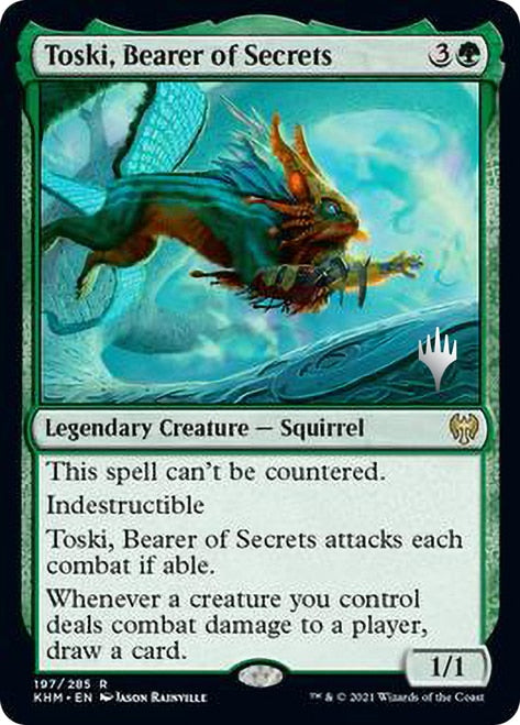 Toski, Bearer of Secrets (Promo Pack) [Kaldheim Promos] | Exor Games Truro