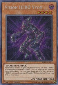 Vision HERO Vyon [BLHR-EN059] Secret Rare | Exor Games Truro