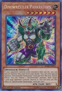 Dinowrestler Pankratops [BLHR-EN070] Secret Rare | Exor Games Truro