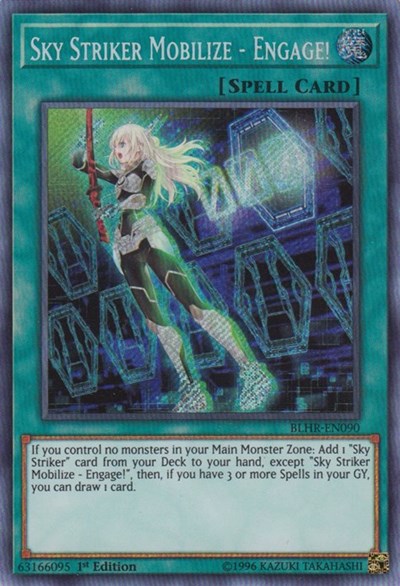 Sky Striker Mobilize - Engage! [BLHR-EN090] Secret Rare | Exor Games Truro