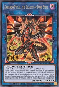 Darkness Metal, the Dragon of Dark Steel [JUMP-EN087] Ultra Rare | Exor Games Truro