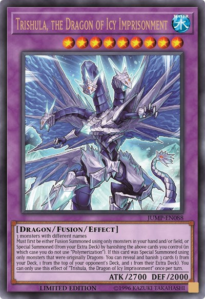 Trishula, the Dragon of Icy Imprisonment [JUMP-EN088] Ultra Rare | Exor Games Truro