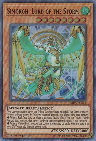 Simorgh, Lord of the Storm [RIRA-EN021] Super Rare | Exor Games Truro